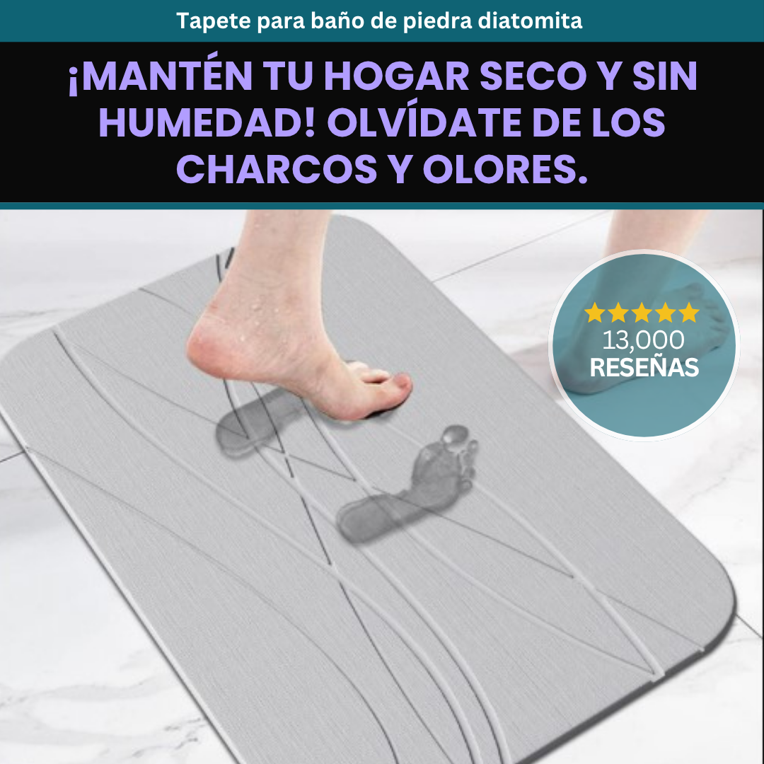 Tapete absorbente de piedra®: Revoluciona tu Hogar!