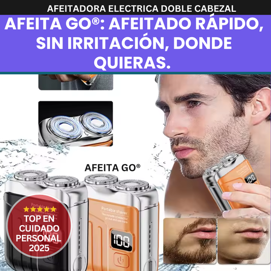 AFEITA GO®: Rasurado express sin irritación!
