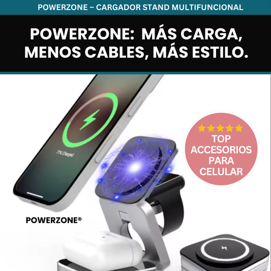 POWERZONE®:Adiós al desorden: un cargador para todo.