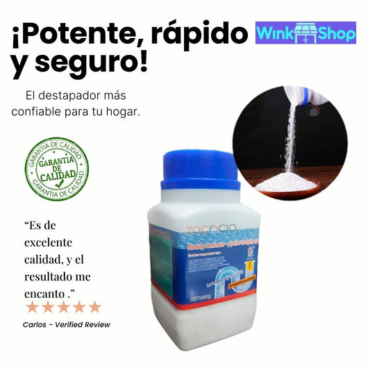 Limpiador Profesional de Tuberias Zococio®: "¡Desatasca tus tuberías al instante!